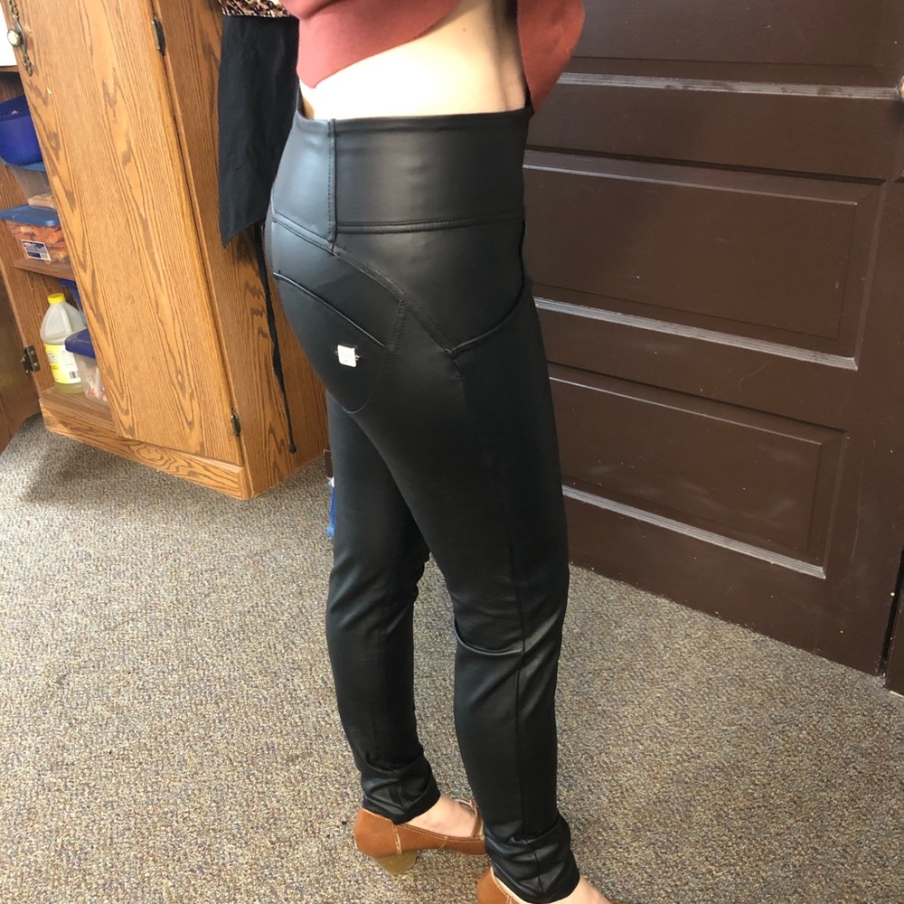 Faux leather Freddy pants